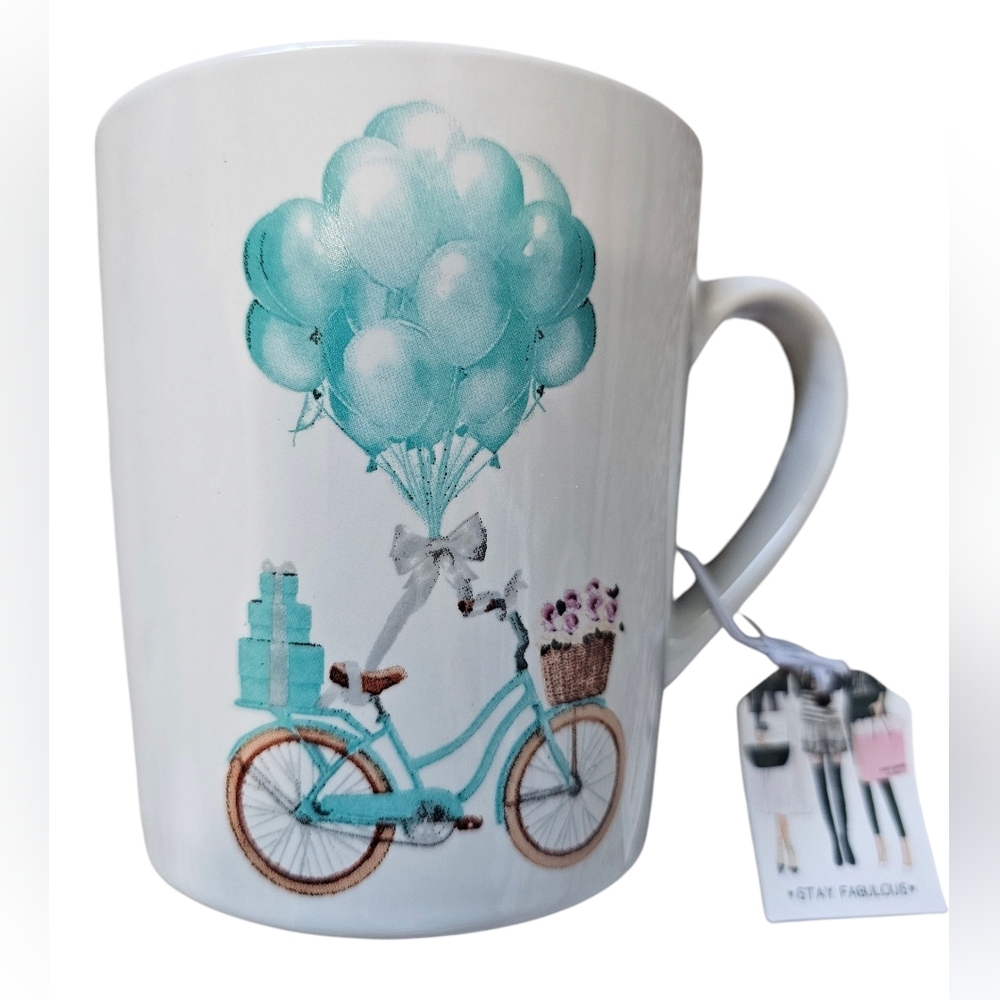 Amanda Greenwood Large Designer Inspired Ceramic Mug, New With Tags